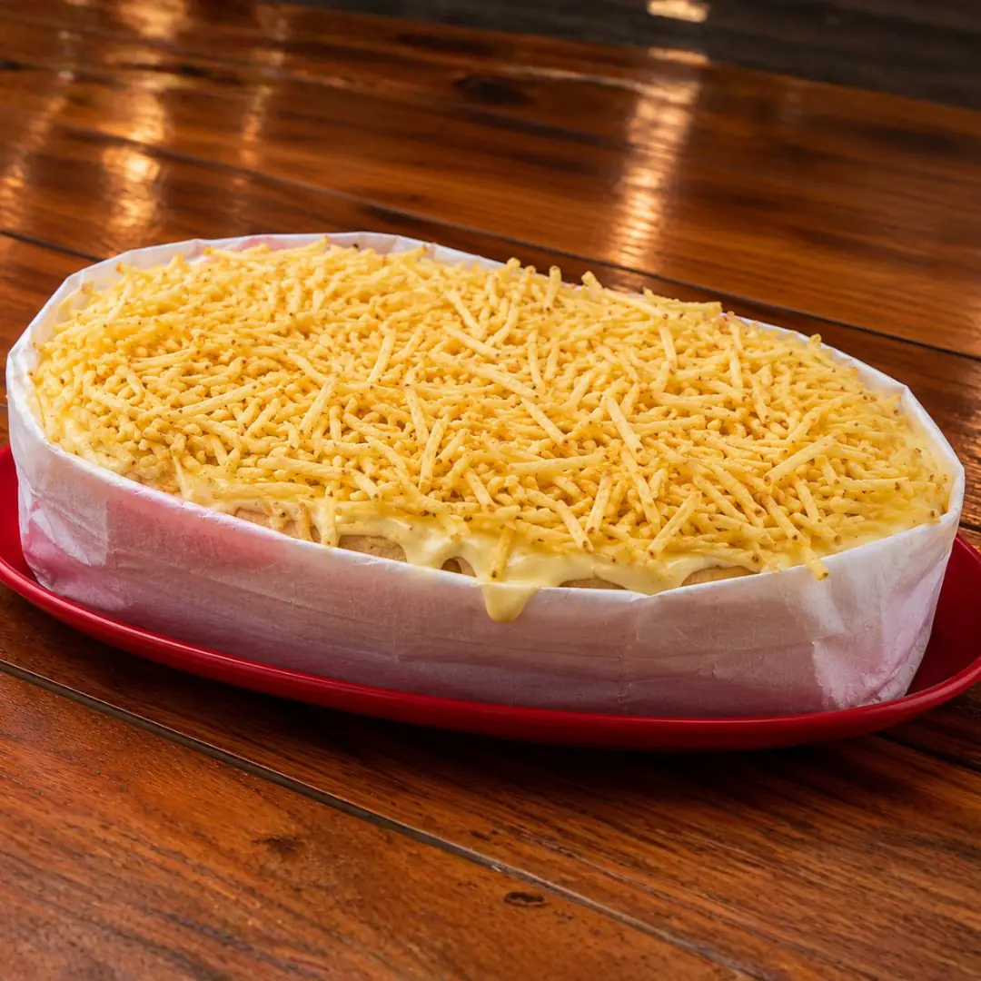 Hot dog com batata palha da Ki Dog Brasil